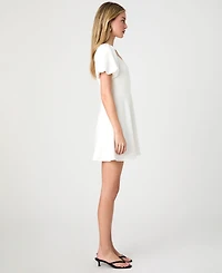 French Connection Women's Whisper Puff-Sleeve Mini Dress