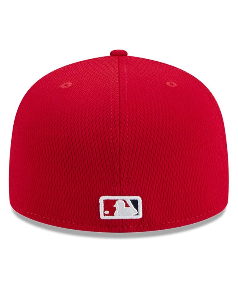 New Era Men's Red Washington Nationals 2025 Mlb Clubhouse 59FIFTY Fitted Hat