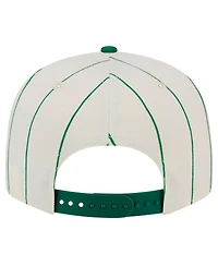New Era Men's White Oakland Athletics Jersey Pinstripe 9FIFTY Snapback Hat