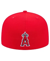 New Era Men's Red Los Angeles Angels Ransom 59FIFTY Fitted Hat