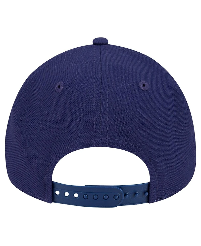 New Era Men's Navy Nashville Predators Core A-Frame 9FORTY Adjustable Hat