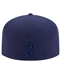 New Era Men's Navy Memphis Grizzlies Colorpack A-Frame Pinch Front 59FIFTY Fitted Hat