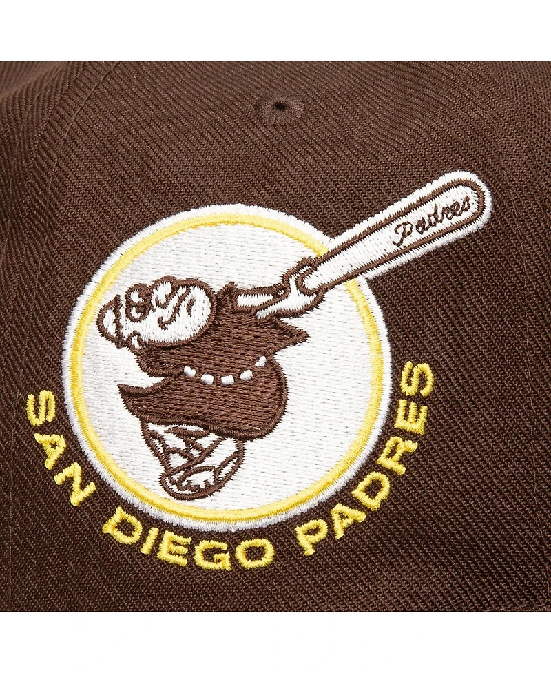 Mitchell & Ness Men's Brown San Diego Padres Double Up Snapback Hat