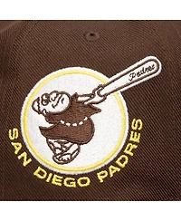 Mitchell & Ness Men's Brown San Diego Padres Double Up Snapback Hat
