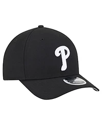 New Era Men's Black Philadelphia Phillies Player Replica 9FORTY Adjustable Hat