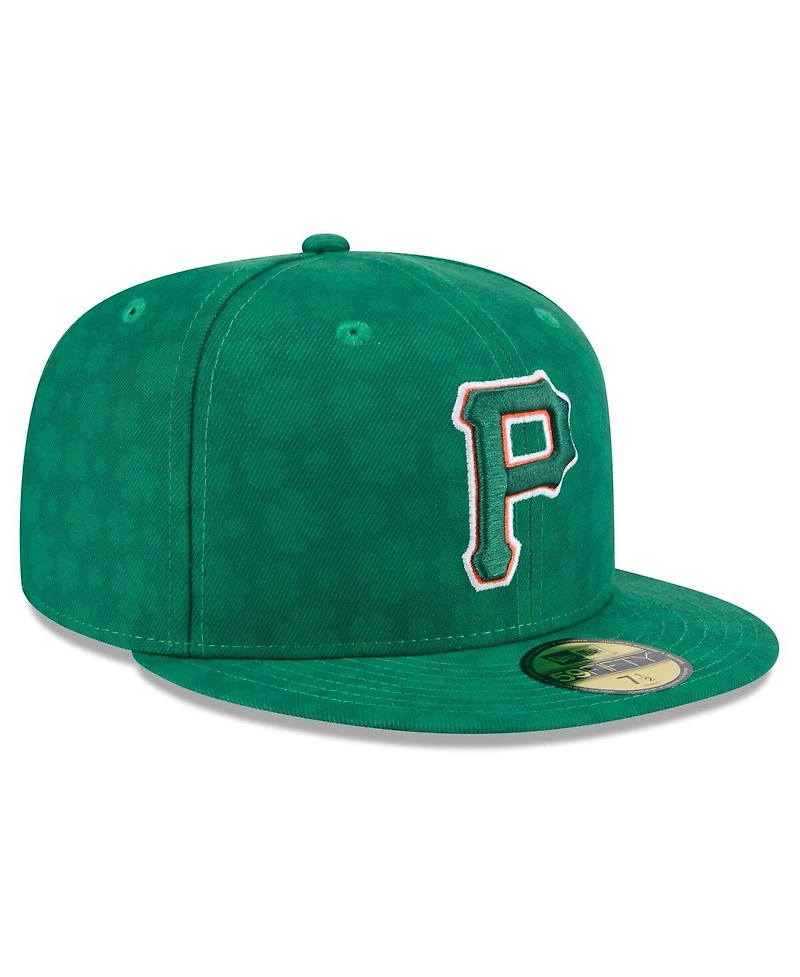 New Era Men's Kelly Green Pittsburgh Pirates St. Patrick's Day 59FIFTY Fitted Hat