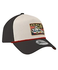 New Era Men's Stone/Black Dale Earnhardt Jr. 9FORTY Rope Adjustable Hat