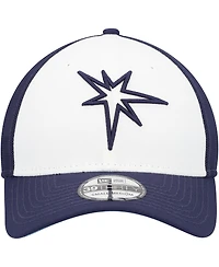 New Era Men's Navy/White Tampa Bay Rays 2023 On-Field Batting Practice 39THIRTY Flex Hat