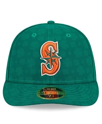New Era Men's Kelly Green Seattle Mariners St. Patrick's Day Low Profile 59FIFTY Fitted Hat