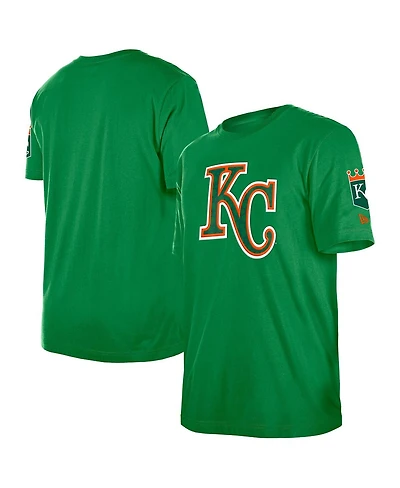 New Era Men's Kelly Green Kansas City Royals St. Patrick's Day Shamrock Fill T-Shirt