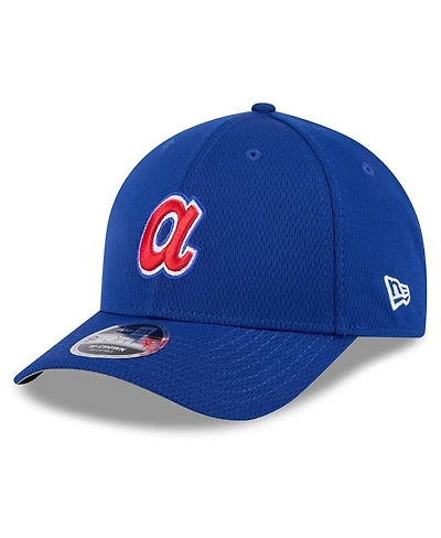 New Era Men's Blue Atlanta Braves 2025 Mlb Clubhouse 9FORTY M-Crown Adjustable Hat