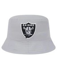 New Era Men's Gray Las Vegas Raiders Helmet Bucket Hat