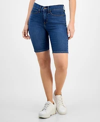 Levi's Women's Mid-Rise Shaping Bermuda Shorts
