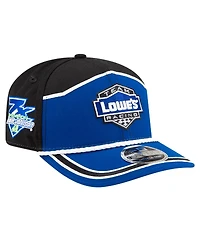 New Era Men's Royal/Black Jimmie Johnson Lowe's 9SEVENTY Stretch-snap Hat