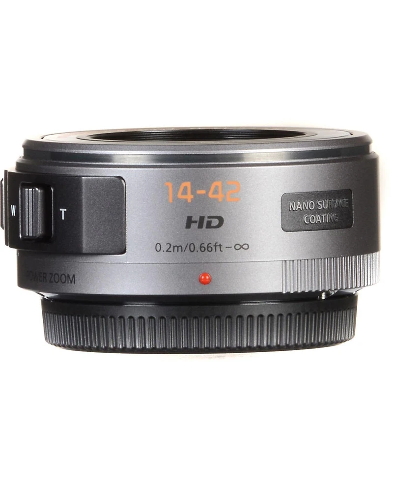 Panasonic Lumix G X Vario Pz 14-42mm f/3.5-5.6 Aspherical Lens for Micro Four Thirds, Silver