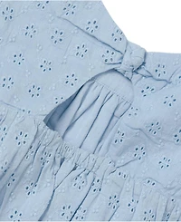 Lands' End Girls Woven Eyelet Top