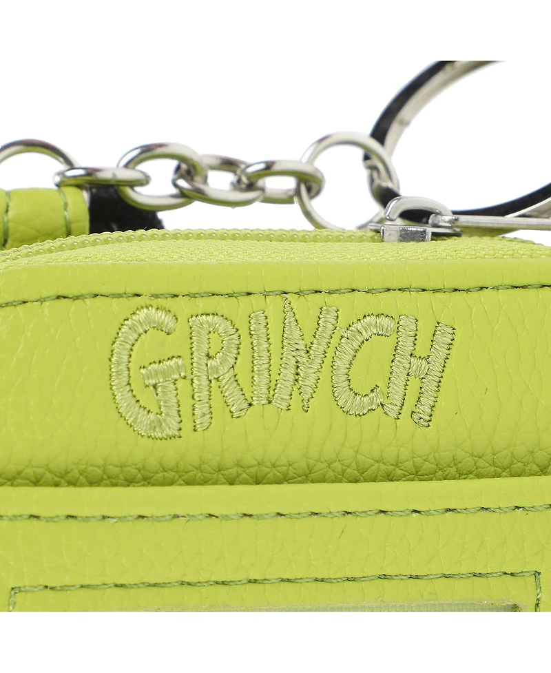 Grinch 3D Face Zip Around Women's Wallet