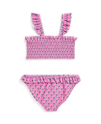 Polo Ralph Lauren Toddler and Little Girls Pineapple-Print Two-Piece Swimsuit