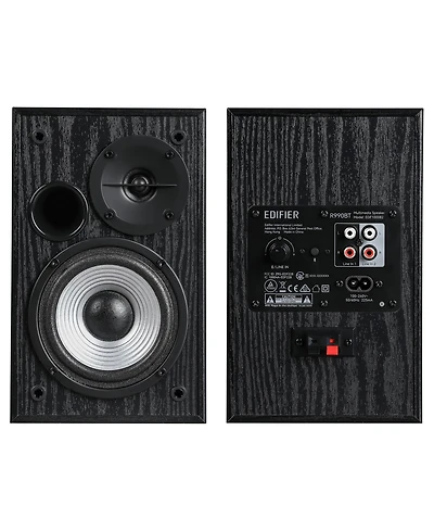 Edifier Bluetooth Bookshelf Speakers with Mdf Enclosure, Powered Studio Monitors - 24W Rms (Pair)