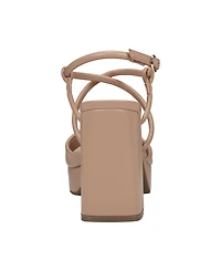 Marc Fisher Women's Glady Crisscross High Block Heel Platform Sandals