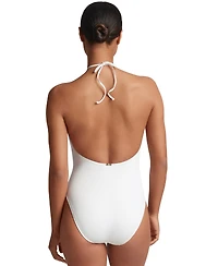 Lauren Ralph Lauren Women's Macrame-Ring One Piece Swimsuit