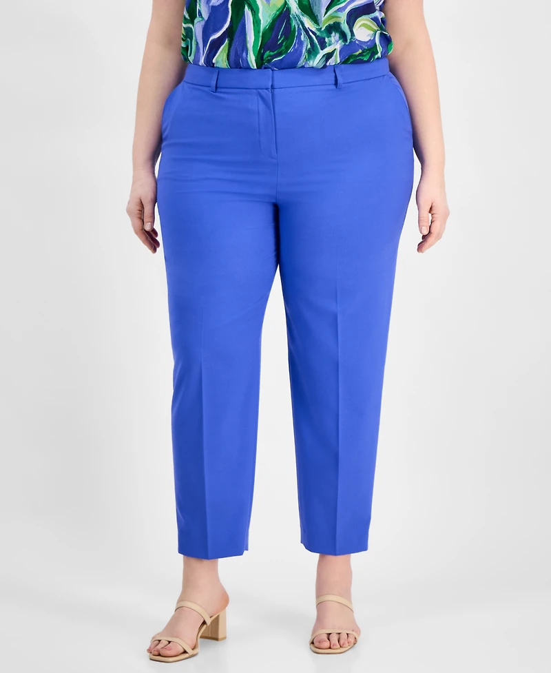 Tahari Asl Plus Classic Ankle Pants