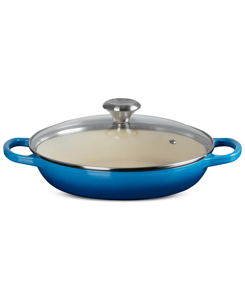 Le Creuset Enameled Cast Iron Signature Round 2.25-Qt. Braiser with Glass Lid