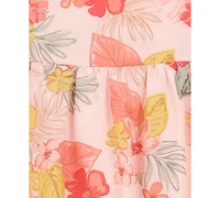 Carter's Toddler Girls Cotton Floral-Print Tiered Dress