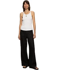 Sanctuary Women's The Linen Marine Wide-Leg Pants