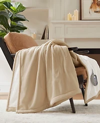 Woolrich Electric Reversible Plush to Berber Blanket, Queen