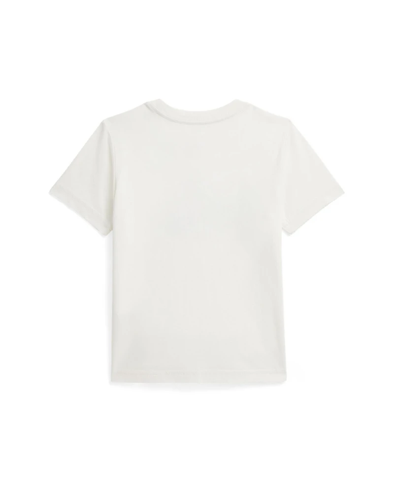 Polo Ralph Lauren Toddler and Little Boys Madras-Logo Jersey T-Shirt
