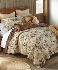 Donna Sharp Cowboy Western 3-Pc. Quilt Set, King