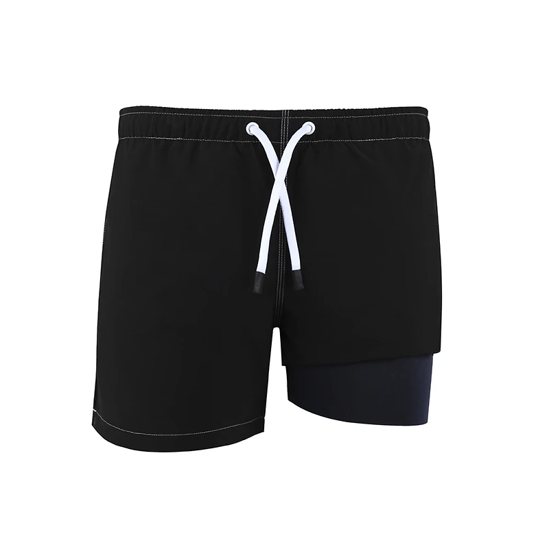 NoNetz Men's Retro 5" Inseam Slim Fit No Rash Swim Trunks