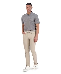 Ben Sherman Men's Golf Yarn Dye Marled Sports Fit Polo Shirt
