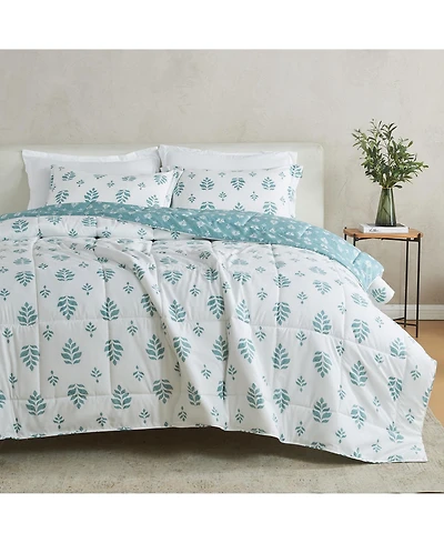 Linery & Co. Reversible Down Alternative Printed Comforter Set