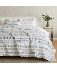 Linery & Co. Reversible Down Alternative Printed Comforter Set