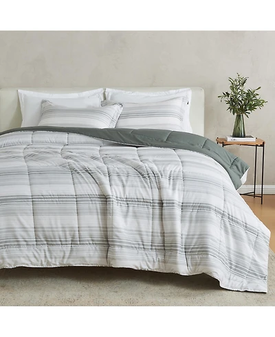 Linery & Co. Reversible Down Alternative Printed Comforter Set