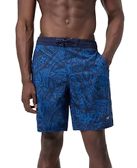 Speedo Men's Bondi Basin Abstract Print Drawstring 9" Boardshorts