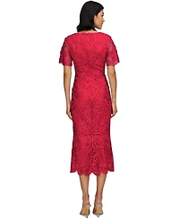 Js Collections Women's Camilla Soutache Midi Party Dress