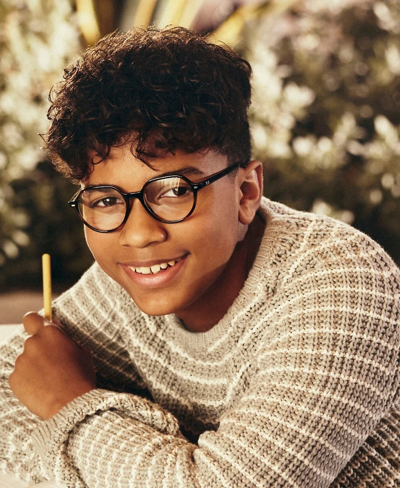 Ray-Ban Jr RB9095V Thalia Optics Unisex Square Eyeglasses