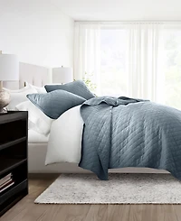 ienjoy Home Diamond Stitch 3-Pc. Lightweight Quilt Set, King/California King