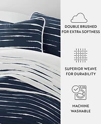 ienjoy Home Horizon Lines Reversible 3-Pc. Lightweight Quilt Set, King/California King