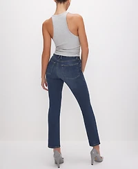 Good American Women's Legs Straight Jeans