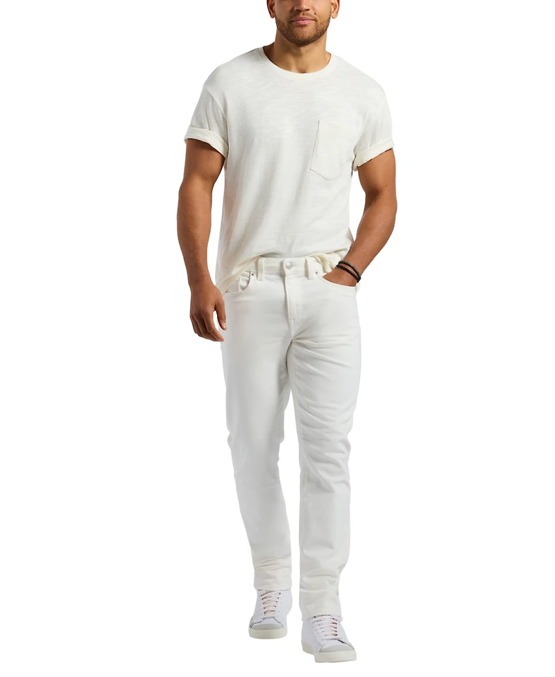 Buffalo David Bitton Men's Kander Slub Knit Crew Neck T-Shirt