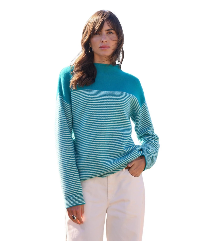 Celtic & Co. Women's Felted Funnel Neck Sweater