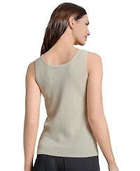 Jones New York Petite Ribbed Scoop-Neck Tank Top
