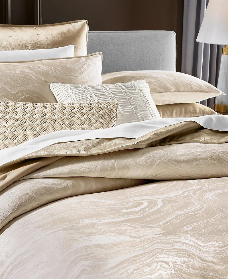 Hotel Collection Linear Embroidery Decorative Pillow, 20" x 20", Exclusively at Macy's
