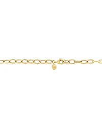 Effy Multi-Gemstone Bezel Dangle 18" Collar Necklace (6-1/3 ct. t.w.) in 14k Gold-Plated Sterling Silver