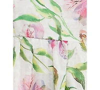 Seni & Cade Juniors' Floral-Print Babydoll Dress