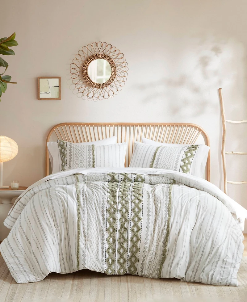 Ink+Ivy Imani 3-Pc. Duvet Cover Set, Full/Queen